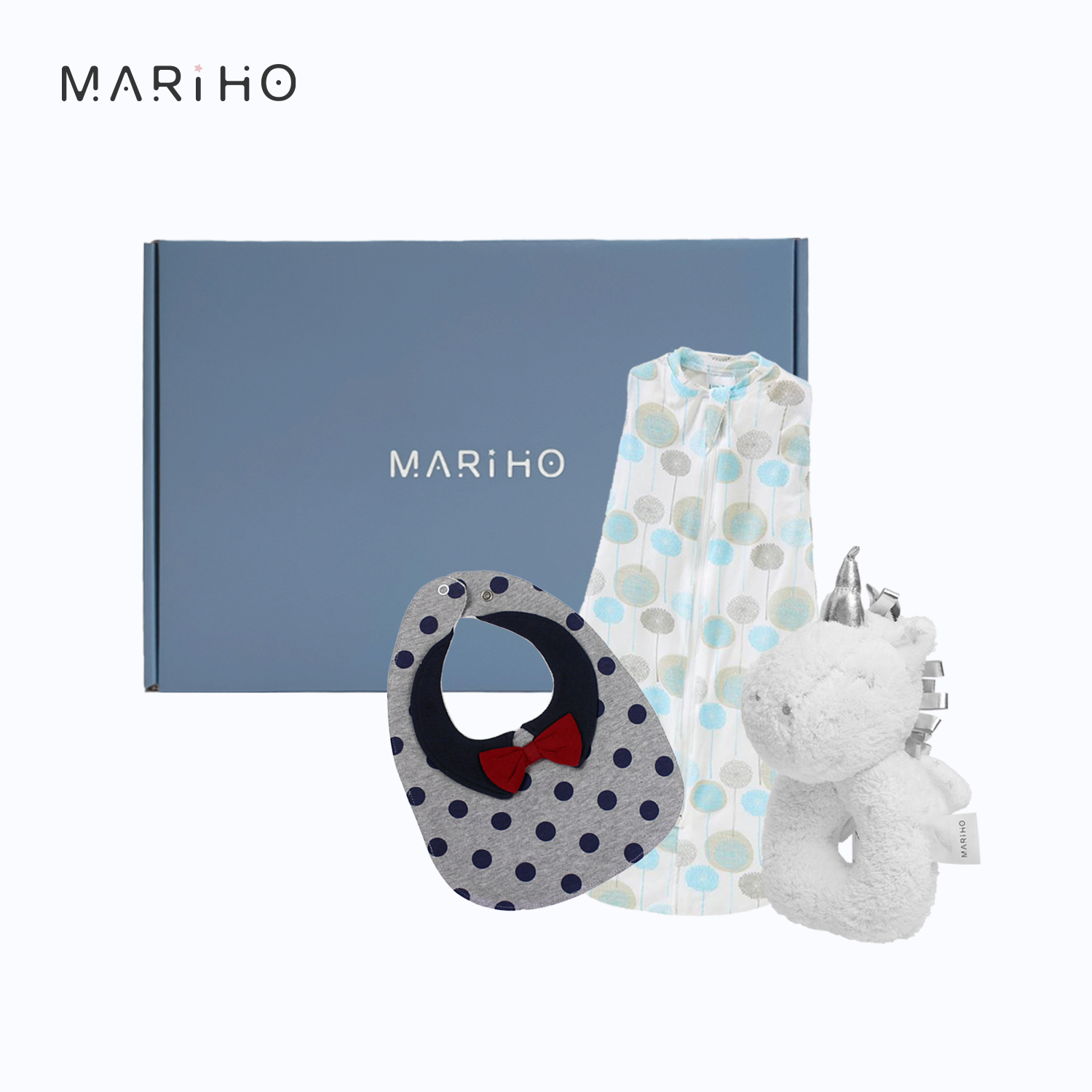 【Mariho】四層防水造型口水巾圍兜